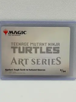 Raphael, Tough Turtle 9/54 MTG Art Series: Teenage Mutant Ninja Turtles (ASTMT) - Image 2