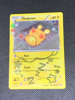 Dedenne RC10/RC32 - XY Generations Legendary Collection Pokemon Card - NM/VLP - Image 1