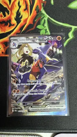 Pokemon Destine Rivals Cynthia's Garchomp EX 232/182 SIR - Image 2