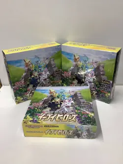 Eevee Heroes 3 BOX SET Booster Box Pokemon Card Game Open Box - Image 1