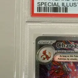 Pokemon Charizard ex 234/091 PSA 10 Special Illustration Rare SIR Paldean Fates - Image 5
