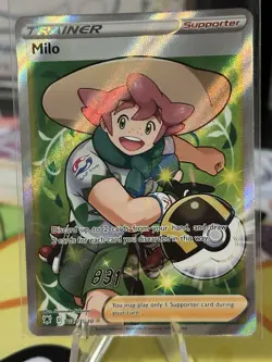 Milo Trainer TG27/TG30 Full Art Ultra Rare Pokemon 2022 Astral Radiance NM/M - Image 1