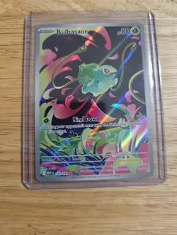 Pokemon Bulbasaur 133/132 Me01: Mega Evolution Illustration Rare Holo - Image 1