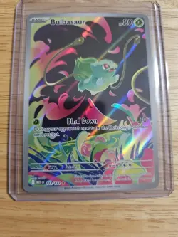 Pokemon Bulbasaur 133/132 Me01: Mega Evolution Illustration Rare Holo - Image 2