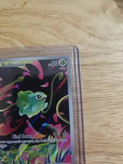 Pokemon Bulbasaur 133/132 Me01: Mega Evolution Illustration Rare Holo - Image 3
