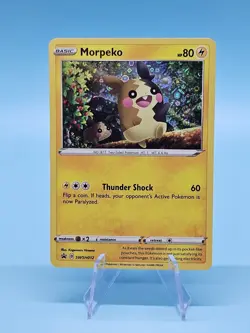 Morpeko Pokemon TCG SWSH012 Promo Cosmic Holo 80 HP 2020 - Image 1
