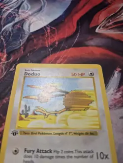 Pokemon 1st Edition Shadowless Base Set Common Doduo 48/102 - MP - Image 2