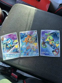 Pokemon TCG Chimchar Turtwig Piplup First Partner Illustration Collection Promo - Image 1