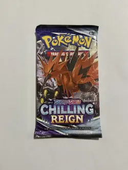 Pokemon Sword & Shield Chilling Reign Booster Pack Factory Sealed (Random Art) - Image 1
