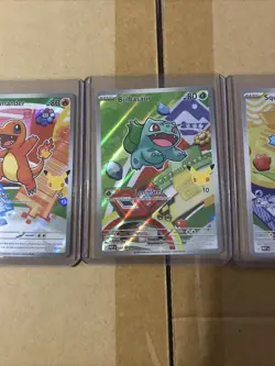Pokemon First Partner Illustration Collection MEP Bulbasaur Charmander Squirtle - Image 3
