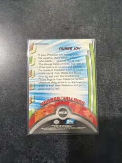 LP/NM Nurse Joy 2000 Topps Pokemon Series 3 #HV16 Blue Logo Vintage - Image 2