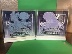 Pokemon Center Exclusive Chilling Reign Elite Trainer Box ETB Set of 2 - Image 1