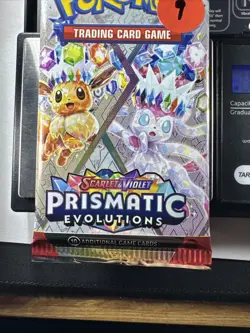 22.41 Prismatic Evolutions Pokemon Booster Pack New Sealed - Image 2