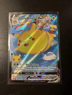 Flying Pikachu VMAX 007/025 Holo Pokemon 25th Anniversary Celebrations NM - Image 1