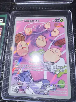 Pokemon Exeggcute 192/191 Sv08 Surging Sparks Illustration Rare Holo English - Image 1