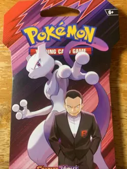 Pokemon TCG Destined Rivals Sleeved Booster New Sealed Mew/Giovanni Cover - Image 3