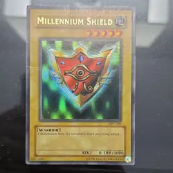 Yu-Gi-Oh! Millennium Shield MP1-001 Ultra Rare McDonald's Promo Holo Konami - Image 1