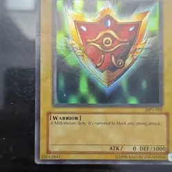 Yu-Gi-Oh! Millennium Shield MP1-001 Ultra Rare McDonald's Promo Holo Konami - Image 5