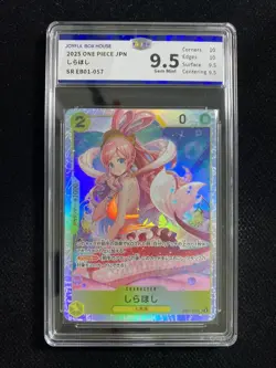 2025 One Piece Card Game TGC Japanese EB01-057 SR Shirahoshi JBN 9.5 OC83 - Image 1