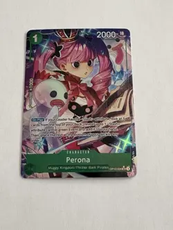 One Piece CCG Perona Alternate Art OP12-034 Super Rare Holo English Edition - Image 1