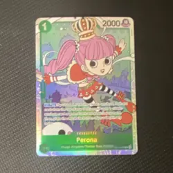 Namco One Piece CCG Perona OP12-034 Legacy of the Master Super Rare Foil 2000 - Image 1