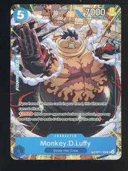 One Piece English OP11-058 Monkey.D.Luffy Treasure Rare - Image 1
