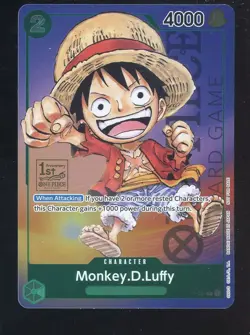 One Piece English P-037 Monkey.D.Luffy 1st Anniversary Tournament - Image 1