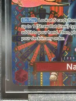 One Piece 2023 ENG Awakening Of The New Era OP01016 Nami Alt Art SP BGS 9.5 - Image 5