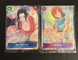 One Piece TCG Illustration Box Vol 1 Boa Hancock & O-Nami Alt Art Promos SEALED - Image 1