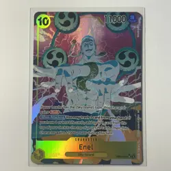 One Piece TCG English EB02-052 Enel Alt Art Parallel - Image 1