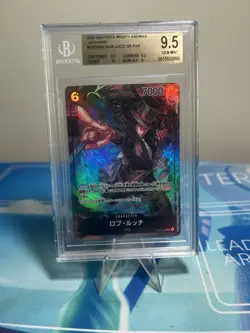 Rob Lucci (Alt Art) OP03-092 Pillars of Strength Foil JAPANESE BECKETT 9.5 - Image 1