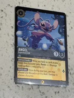 Disney Lorcana Angel Experiment 624 COLD FOIL 191/204 EN 11 Winterspell Mint - Image 3