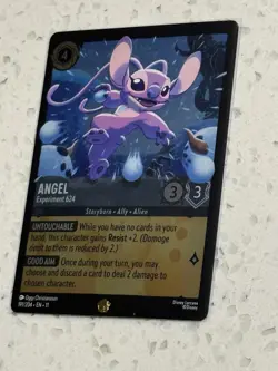Disney Lorcana Angel Experiment 624 COLD FOIL 191/204 EN 11 Winterspell Mint - Image 4