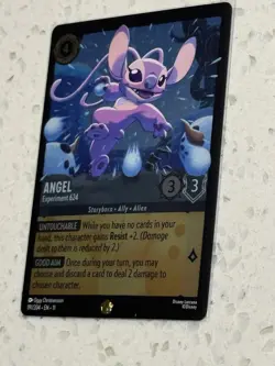 Disney Lorcana Angel Experiment 624 COLD FOIL 191/204 EN 11 Winterspell Mint - Image 5