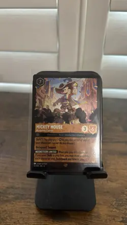 Lorcana - Mickey Mouse - Musketeer Captain 16/204 Ursula's Return Cold Foil - Image 1