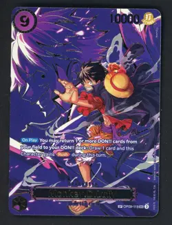 #2 2025 One Piece OP13 EN Special Alternate Art #119 Monkey D. Luffy - Image 1