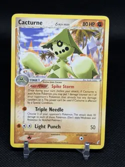 Cacturne (Delta Species) 15/100 Crystal Guardians Heavily Played Pokemon Card - Image 1