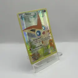 Pokemon TCG Victini XY117 Black Star Promo Full Art Holo Card LP - Image 2