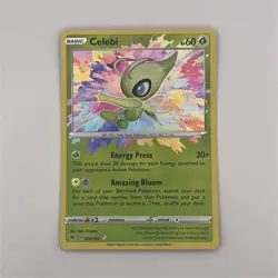 Pokemon Celebi 009/185 Swsh04: Vivid Voltage Amazing Rare Holo 60 HP Card - Image 1