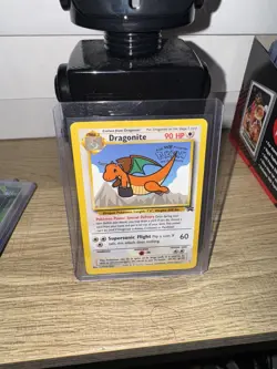 LP Dragonite #5 Movie Black Star Promo WB Stamp WoTC Rare Pokemon TCG Card - Image 1