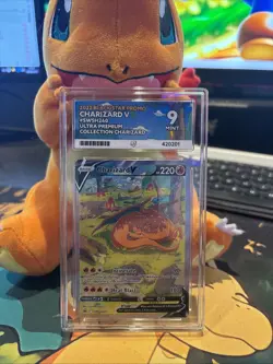 Mint Charizard v SWSH260 Ace 9 Beautiful Pokemon Card Promo - Image 1