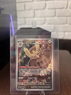 Pokemon TCG Noctowl #141 Promo Card Stellar Crown ETB, Near Mint/Mint (NM/MT) - Image 1