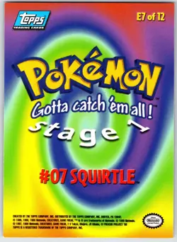 POKEMON TOPPS THE FIRST MOVIE TRADING CARDS SQUIRTLE #66 NON HOLO NM - Image 2