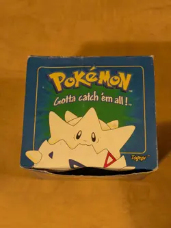 SEALED Togepi Pokemon 23K Gold Plated Trading Card 1999 Burger King Limited Blue - Image 3