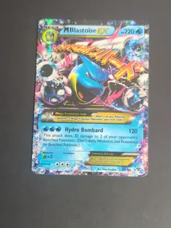 M Blastoise EX 30/146 XY Base Set Holo Ultra Rare Pokemon Card Near Mint - Image 1