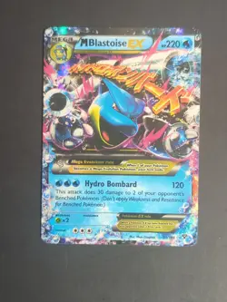 M Blastoise EX 30/146 XY Base Set Holo Ultra Rare Pokemon Card Near Mint - Image 3
