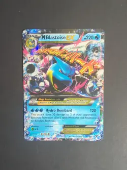 M Blastoise EX 30/146 XY Base Set Holo Ultra Rare Pokemon Card Near Mint - Image 4