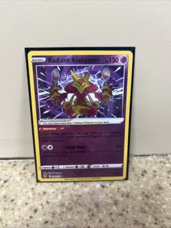 Radiant Alakazam 059/195 Silver Tempest Ultra Rare Holo Pokemon TCG Card NM - Image 1