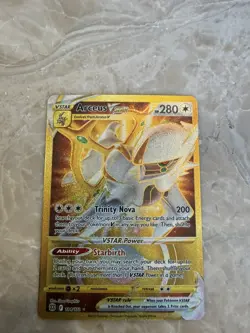 Arceus VSTAR 184/172 SWSH09: Brilliant Stars Secret Rare Pokemon Card - Image 1