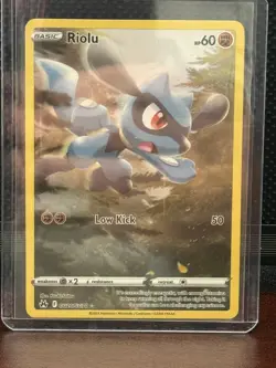 Pokemon TCG Crown Zenith Riolu Card GG26/GG70 Gallarian Gallery - Image 1